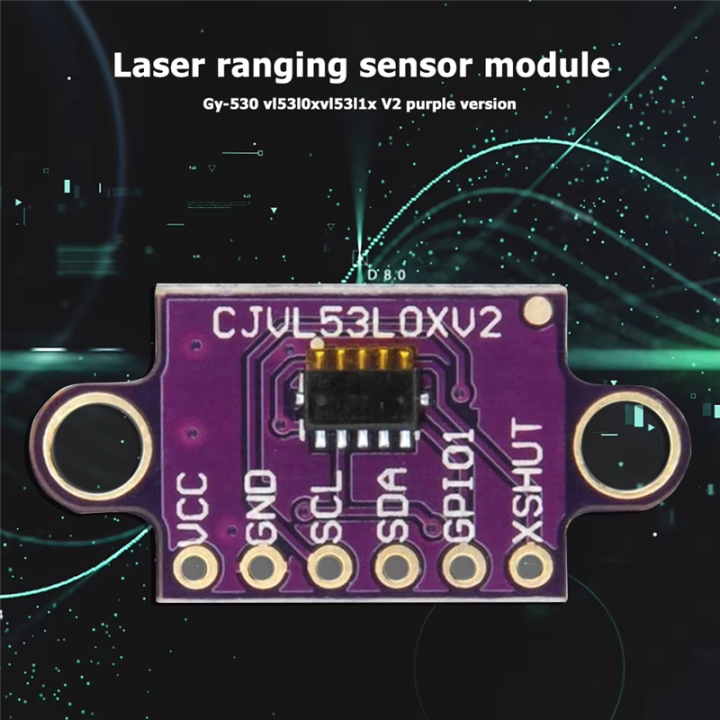 JAERBEE%206PCS%20V2%20Laser%20Distance%20Measuring%20Sensor%20Module%20Time-of-Flight%20Distance%20Measurement%20with%20Serial%20and%20PWM%20Output%20-%20Image%204