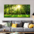 Natural Landscape Posters Forest Green Tree Painting Canvas Prints Wall Picture for Living Room Modern Home Decoration No Frame. 