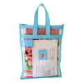 Tansparent Tote Bag With Zipper For School, Children and Students. 