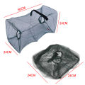 Fish Trap Net Fishing Gear Crab Prawn Shrimp Crayfish Lobster Crawdad Foldable Cologo. 