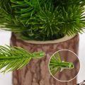 10pcs Artificial Pine Needle Plants Plastic Christmas Tree DIY Green Snow Pine Branches for Wedding Home Decor Flower Wreath Wholesale. 