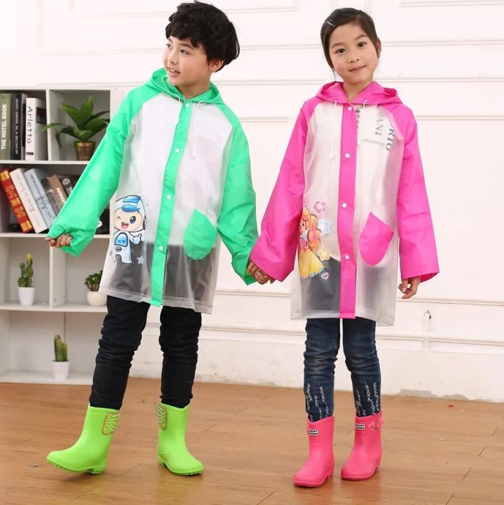 Kids Rain Coat -New Waterproof Kindergarten Kids Rain Coat For Children Raincoat Rainwear/rainsuit Kids Boy Girl Style Raincoat