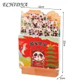 Thickened Paper Calendar 2024 Cartoon Theme Desk Calendar with Wooden Base Monthly Desktop Calendar for Home Office School Jan to Dec 2024 Southeast Asian Buyers' Favorite Non-bleeding Ink Calendar. 