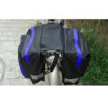Water-Resistant Portable Bike Pannier Bag - 30L Bicycle Panniers with Reflective Trim, Bike Rear Seat Saddle Bags. 