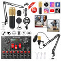 Bm800 Professional Microphone Kits Condenser Mic With Live Sound For Computer Audio Recording Studio Live Broadcast Karaoke. 