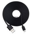Linman 6ft Long USB Charger Cable Cord For VLuxury irgin Mobile ZTE Awe N800, Quest N817. 
