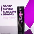 Sunsilk Black Shine, Shampoo, 650ml, for Shiny, Moisturised & Fuller Hair, with Amla + Oil & Pearl Protein, Paraben-Free SAM. 