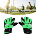 [Judixy] 1 Pair Kids Goalkeeper Gloves Children Football Goal Keeper Gloves Anti Slip Exercise Gloves Green 15 ~ 16cm / 5.91 ~ 6.3in. 