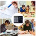 Rechargeable Calculator with LCD Notepad, 12-Digit Large Display Office Desk Calcultors with Erasable Writing Table, Calculator Writing Tablet 6.5in LCD Chargeable Portable Paperless Drawing, Calculator with 6.5 Inch LCD Writing Tablet. 