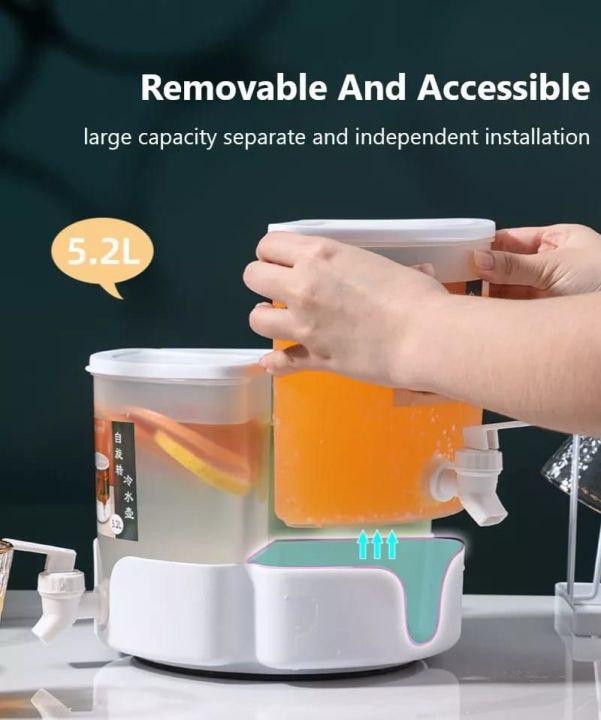 3%20compartment%20juice%20dispenser%20/%20Rotatable%20Cold%20Water%20Jug%20With%20Faucet%20%20/%20Drink%20Beverage%20Dispenser/%20-%20Image%203