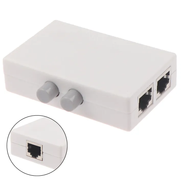 【VogueVenture】Mini 2 Port RJ45 RJ-45 Network Switch Ethernet Network ...