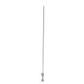 Bovine Insemination Pipe Stainless Steel Snap Spring Type Insemination Needle for Cow Farm Veterinary Instrument. 