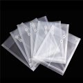 24 Pack Clear Plastic Envelopes Poly Envelopes Expandable Files Document Folders with Button & String Tie Closure A4. 