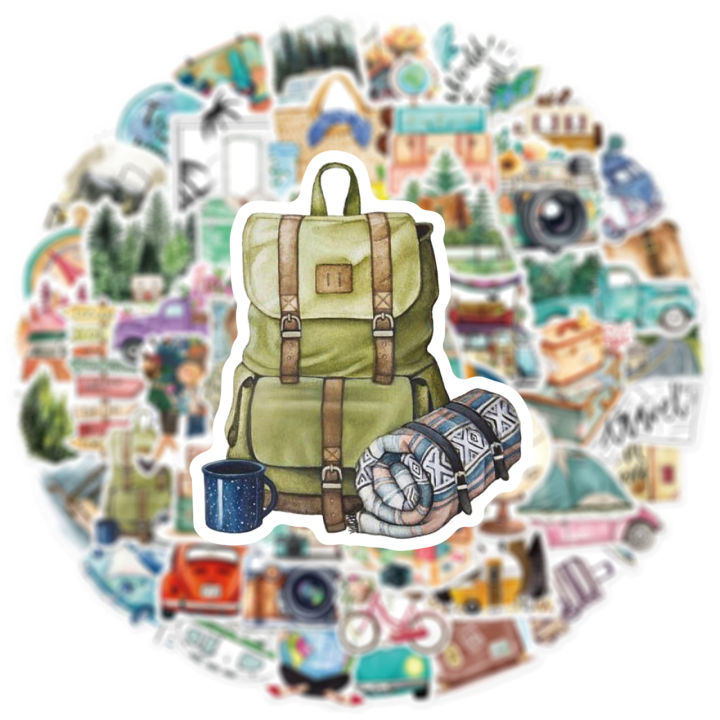 40pcs%20Travelling%20Stickers%20Hiking%20Picnic%20Explore%20Watercolor%20Stickers%20for%20Laptop%20Scrapbook%20Journal%20Kids%20Girls%20Boys%20Stickers%20-%20Image%205
