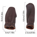 1/2Pcs Soft Leather Needle Felting Finger Protectors / Guards Thumb Index Finger. 