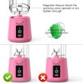 Portable Blender, Mini Personal Blender Bottle for shakes and smoothies with USB Rechargeable on the Go Mixer Electric Blender Cup for Fruit Juice Protein. 