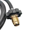 Hose with Adapter Gas Tank Connector for BBQ Tabletop Grill Camping. 