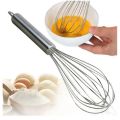 Egg Beater Hand Whisk Mixer Stirring Tool Stainless Steel Balloon Wire Whisk Manual Egg Beater Mixer Kitchen Baking Utensil Milk Cream Butter Whisk Mixer  tainless Steel Egg Beater Kitchen Flask Whisk Milk Egg Beater Cream Egg Mixing Baking Tool. 