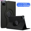 For Xiaomi Pad 6 Case Xiaomi Pad 6 Pro Case 360 Rotating Folio Flip Stand PU Leather Cover for Xiaomi Mi Pad 6 11 inch Tablet. 