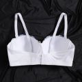 Beauwear Free Return Whole Sale Appliques Demi Bra for Woman Contrast Color Underwear Big Size 85C-110C Half Cup Lingerie. 
