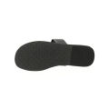 DSI Men Toe Rings Slippers Black. 