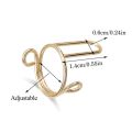 New Reusable Nail Rings Removable Causal Fingertip Nail Rings Gold Color Easy to Use Phalanx Ring Women Girls. 