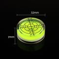 5pcs 32mm Horizontal Bubble Level High Precision Bubble Level Bulls Eye Horizontal Spirit Level for Desktop Wooden Work Door. 