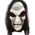 【HUT】 Halloween Zombie Mask Ghost Festival Horror Mask Scary Halloween Long Hair Ghost Scary Mask Cosplay Props Scary Party Supplies. 
