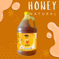 MENNA PRODUCTS Pure Wild Bee Honey 1kg - Raw, Unfiltered Honey from Wild Bees for Natural Sweetness and Wellness. 