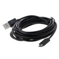 Mirco USB Cable Charging Cord Line for PS4 Wireless Controller Black. 