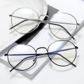 Vintage Retro Round Metal Spectacles Frame Women Men Anti Blue Light Ray Blocking Eye Computer Glasses Frames Clear Lens Eyewear. 