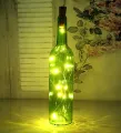 LED Decorative Bottle Lights with Cork & String Lights - LED Lights in Wine Bottle Wine bottle with fairy light inside - battery LEDs Cork Lights for Wine Bottles Battery (Included) Powered Fairy Mini String Lights for DIY Jar Lighting Indoor Bedroom Part. 