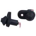 5 pieces black door lamp light switch mounting for car. 