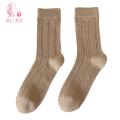 Bliss Women Mid-calf Socks Women's Mid-tube Twisted Flower Lolita Style Cotton Socks Anti-slip Breathable Sports Socks for Preppy Look High Elasticity Soft Material Women Sneaker Socks. 