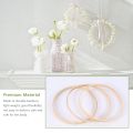 Wooden Rings,Bamboo Floral Hoops Wreath Rings Macrame Hoop Rings for DIY Wedding Christmas Wreath,Dream Catcher Crafts. 