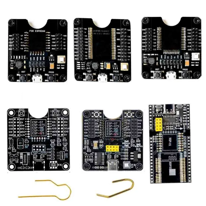 ESP8266 ESP32-WROVER Development Board Test Programmer Socket Downloader for ESP-01 ESP01S ESP12 ESP32