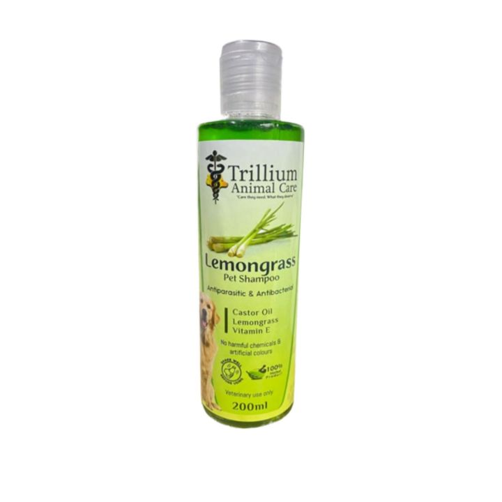 Trillium Animal care Lemongrass pet grooming shampoo