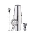 Bartender Set For Professional Bartenders And Family Bars,5 Piece Set Of Boston Cocktail Shaker. 