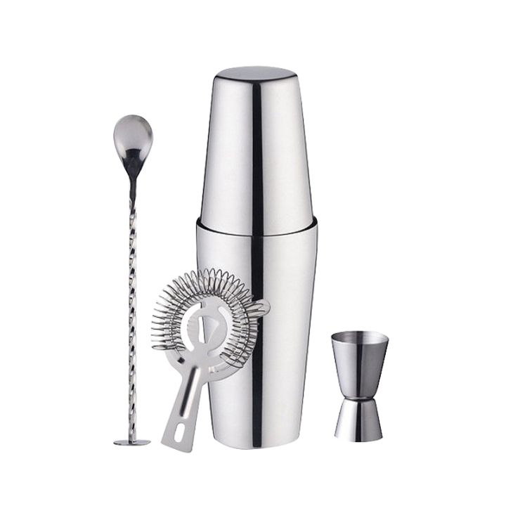 Bartender Set For Professional Bartenders And Family Bars,5 Piece Set Of Boston Cocktail Shaker