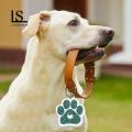 Loveseason Dog Tag Hanging Hole Design Paw Shape Pet Dog Tag Pendant. 