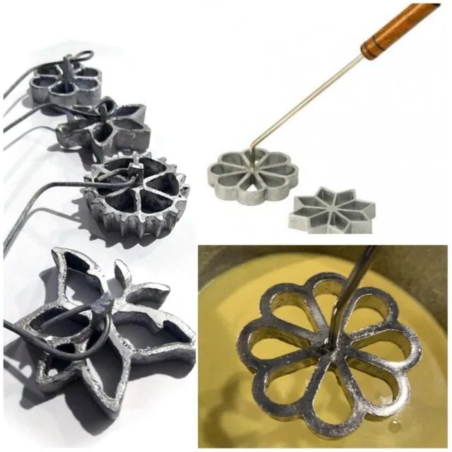 Non Stick Kokis Achchu Non Stick Kokis Mould- Bristo Stainless Steel Non Stick Kokis Mold