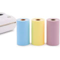 【EcoDealsq】57x30mm Portable Pocket Printer Paper Roll Self-adhesive Children's Camera Printable Thermal Paper For PeriPage A6 Printer. 