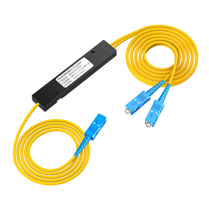 SC/UPC 1/2 Fiber Optical Splitter Dual Window Coupler Fiber Optic ...