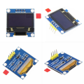 10X 0.96 Inch IIC I2C Serial GND 128X64 OLED LCD LED Display SSD1306 for Arduino Kit White Display. 