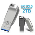 New USB 3.0 Flash Drives 2TB Metal High Speed Pendrive 1TB 512GB Usb Drive Portable SSD Memoria Usb Flash Disk TYPE-C Adapter. 