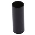 High Tube Quality Musical Chromed Metal Slide Slider Fingertip Guitar Steel Black Accessory Instrument Professional Useful(70Mm). 
