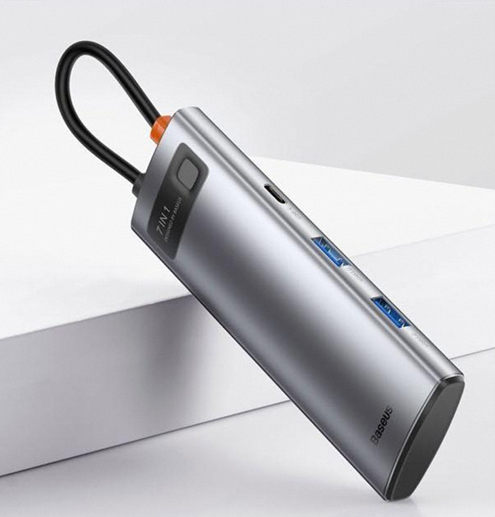 Baseus%20Metal%20Gleam%20Series%207-in-1%20Multifunctional%20Type-C%20HUB%20Docking%20Station%EF%BC%88Type-C%20to%20HDMI*1+USB3.0*2+USB-C*1+PD*1+SD/TF*1)%20-%20Image%202