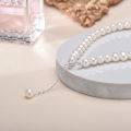 Wholesale AA White 6-7mm Freshwater Cultured 6-8mm Pearl Bracelet Charms,925 Sterling Silver Pearl Bracelets for Women Girls. 