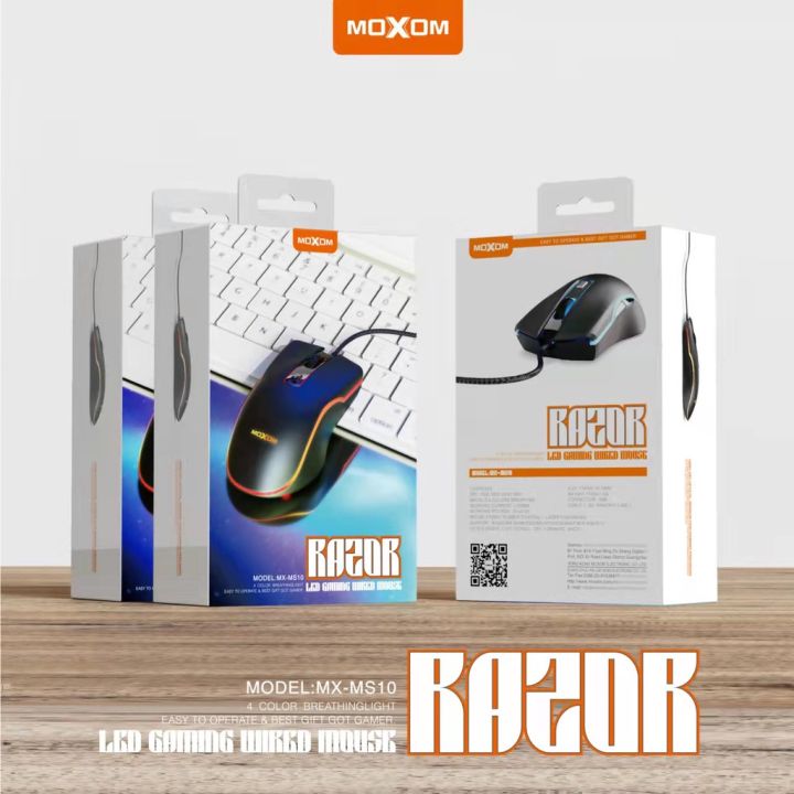 Mouse%20MOXOM%20MX-MS10%20Razor%20LED%20Gaming%20Wired%20Mouse%20High%20DPI%20Optical%20Sensor%20Classing%20Gaming%20Mouse%20Ergonomic%20Design%20Wired%20Mice%20-%20Image%205