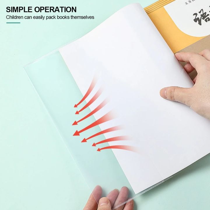 10pcs/set%20Notebook%20Cover%20Waterproof%20Slipcases%20Student%20Reusable%20Book%20Cover%20Transparent%20Book%20Protection%20Cover%20A5%20A4%2025K%20sizes%20-%20Image%202